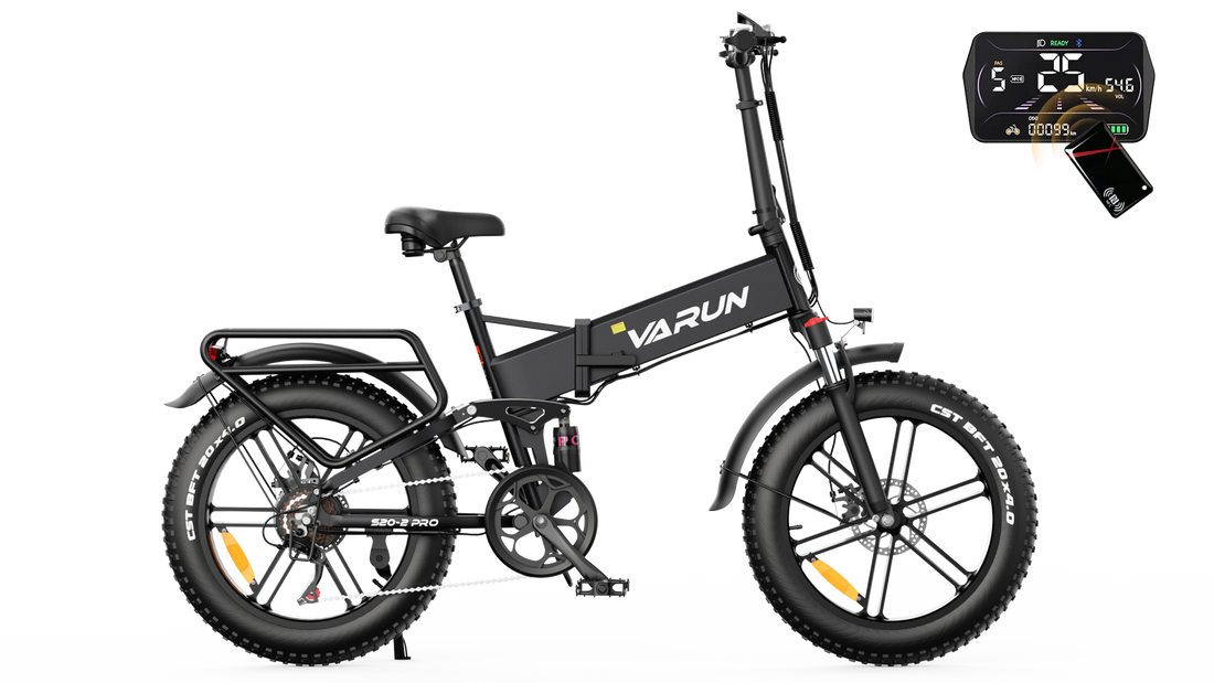 VARUN S20-2 Pro folding fat tyre electric bike compared against the M26-2 Pro and M26-3 Pro