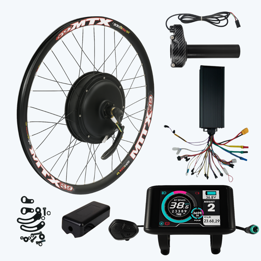 E-Bike Conversion Kit with Battery, 2000W 45A MTX