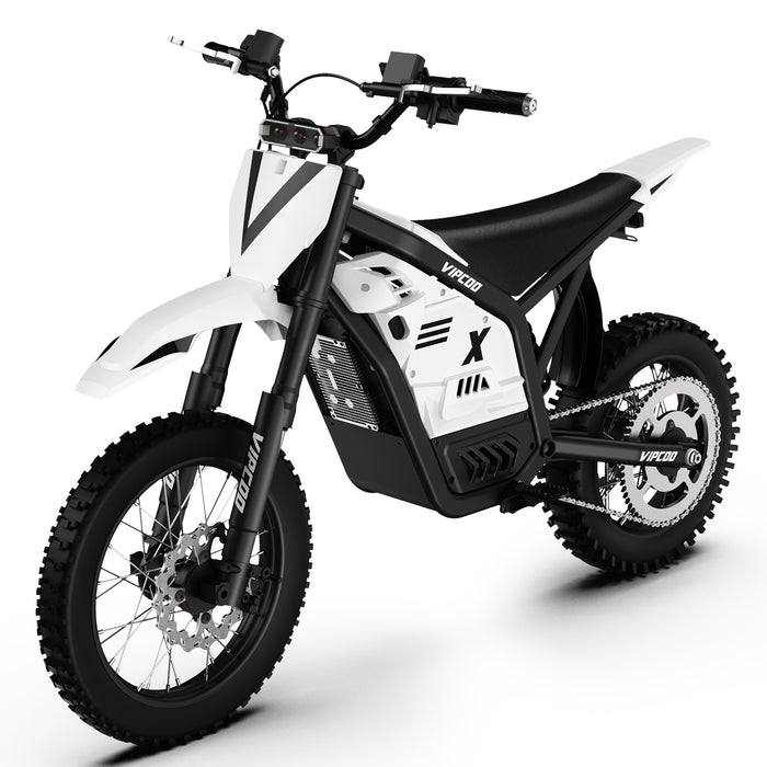 VIPCOO H2 3500W Electric Dirt Bike – 48V 23Ah