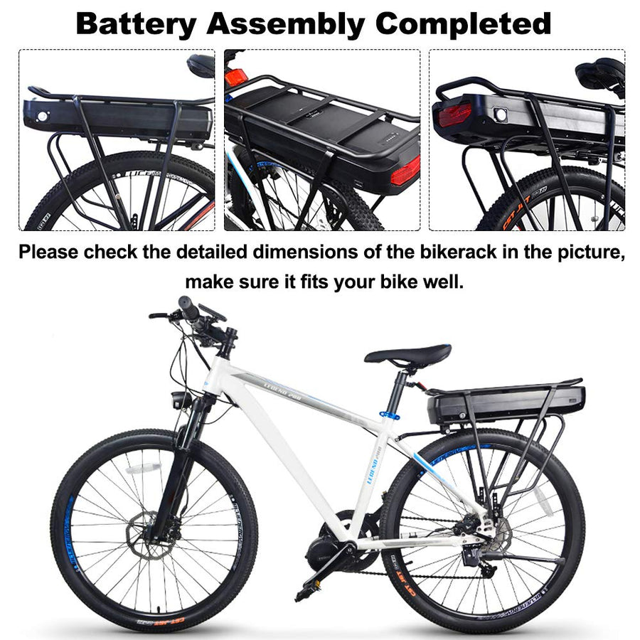 36V–52V Rear Rack E-Bike Battery 17.5Ah–22.5Ah – product image 6