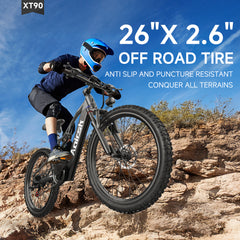 Aairsk XT90 electric mountain bike suspension detail