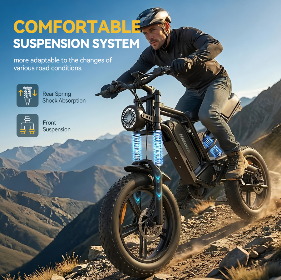 Hidoes HD-B6 1200W Fat Tyre Electric Bike – product image 11