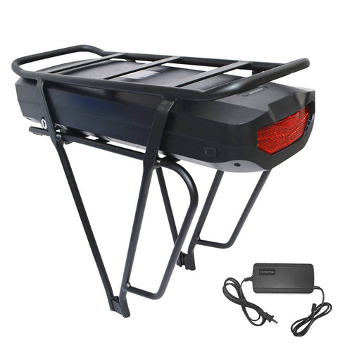 36V–52V Rear Rack E-Bike Battery 17.5Ah–22.5Ah – product image 1