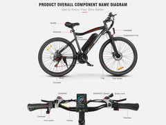 SAMEBIKE SY26-II 26-Inch Electric Mountain Bike – product image 2