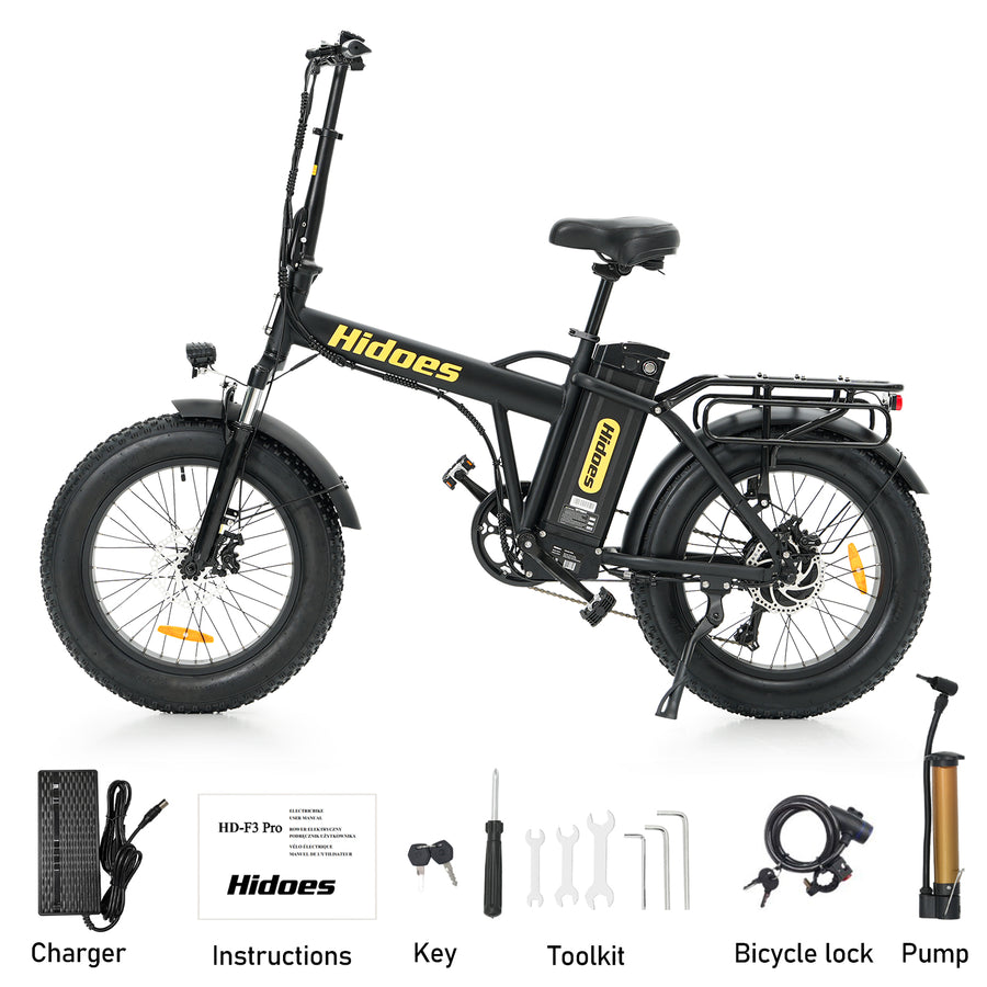 Hidoes HD-F3 750W Fat Tyre Electric Bike – product image 3