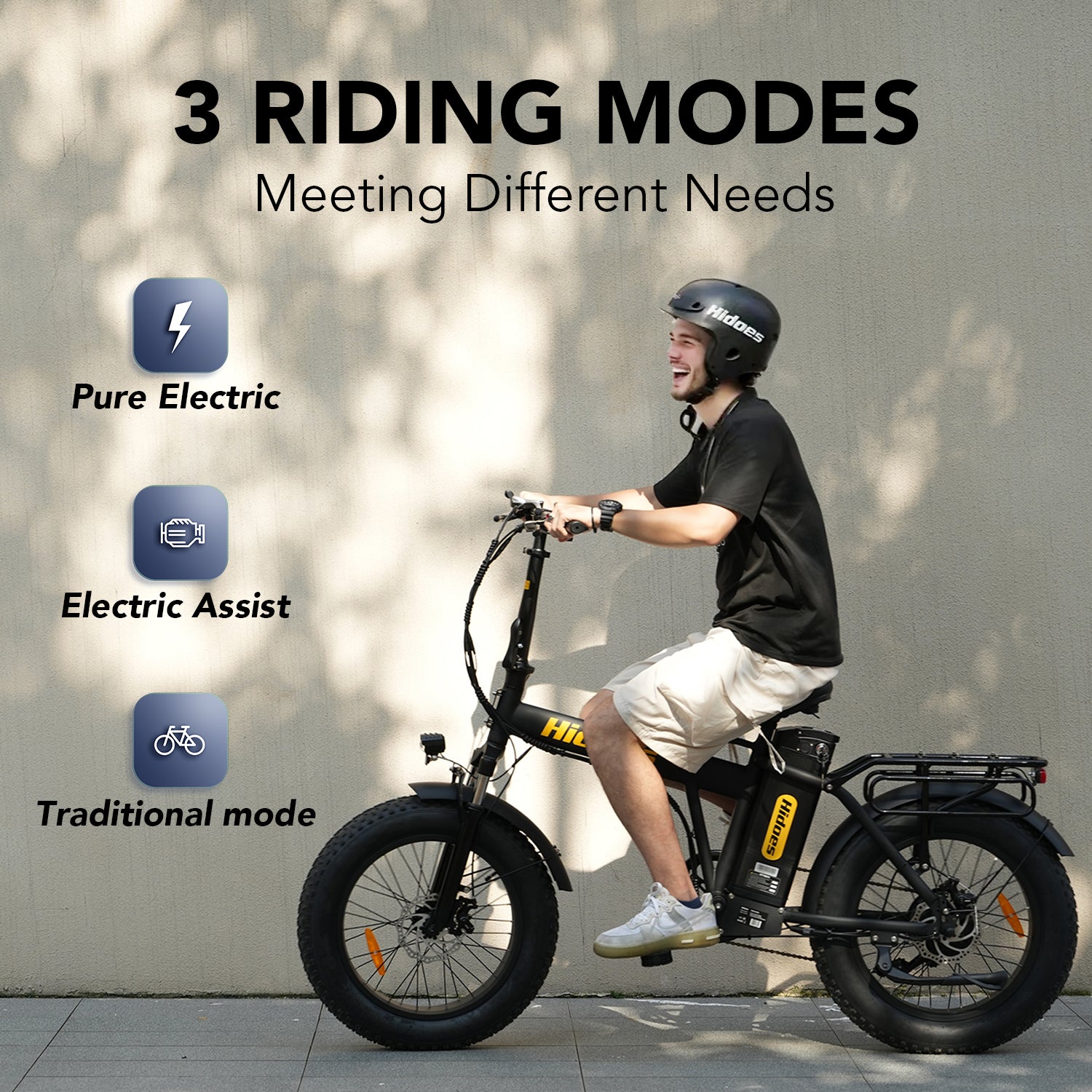 Hidoes HD-F3 750W Fast Fat Tyre Electric Bike