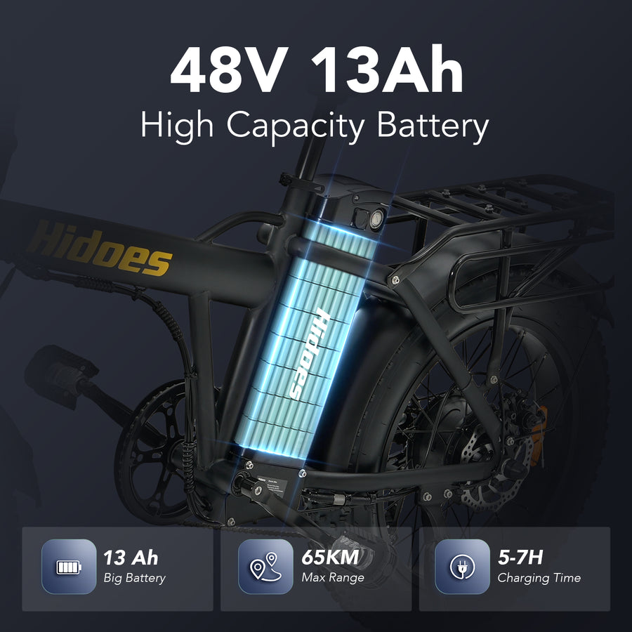 Hidoes HD-F3 750W Fat Tyre Electric Bike – product image 11