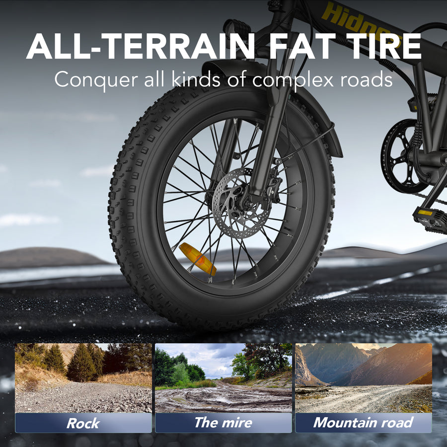 Hidoes HD-F3 750W Fat Tyre Electric Bike – product image 15
