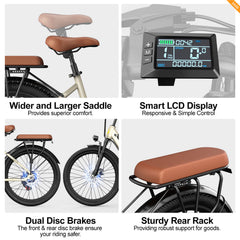 Aairsk S600 Electric Bike - Removable Battery