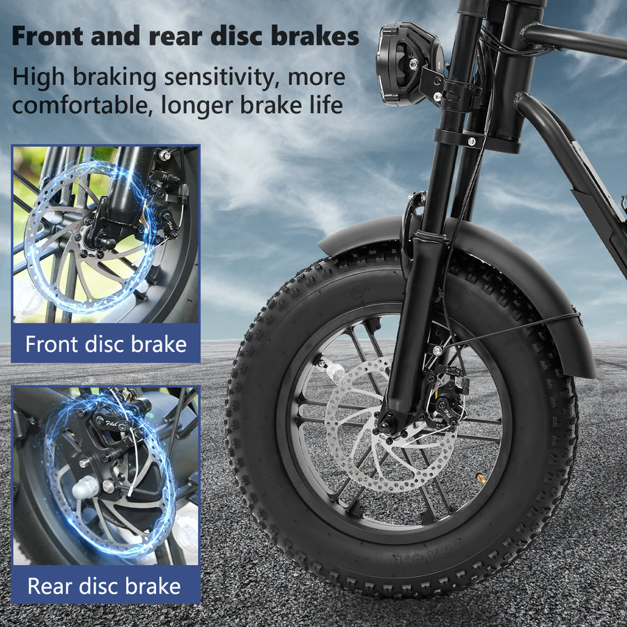 Hidoes HD-B6 Mini 500W Fat Tyre Electric Bike – product image 10