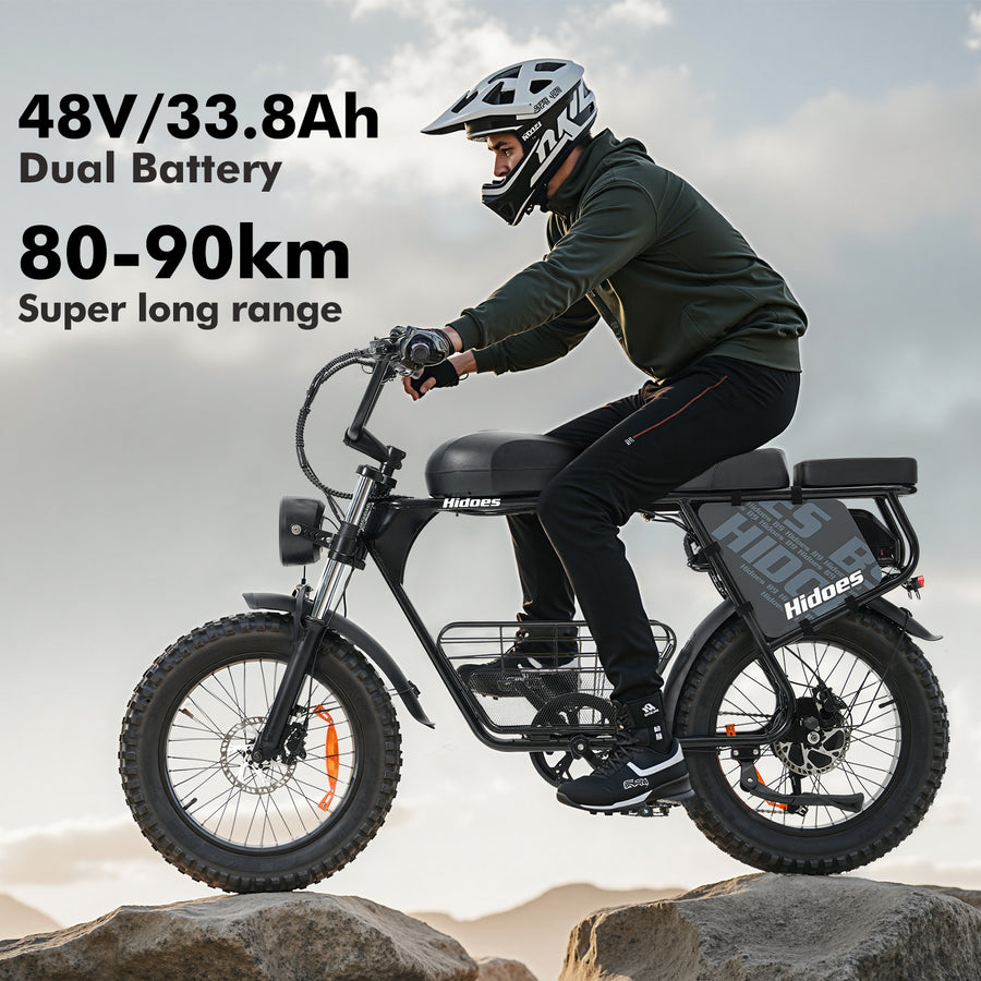 Hidoes HD-B9 Dual-Battery Fat Tyre Electric Bike – product image 8