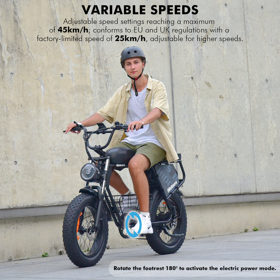 Hidoes HD-B9 Dual-Battery Fat Tyre Electric Bike – product image 12