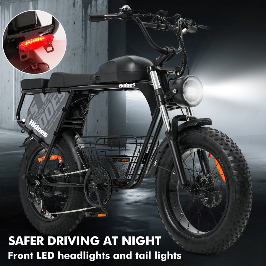Hidoes HD-B9 Dual-Battery Fat Tyre Electric Bike – product image 14