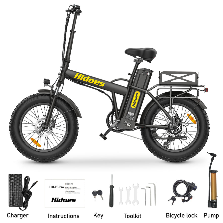 Hidoes HD-F3 Pro 750W Long-Range Fat Tyre E-Bike – product image 5