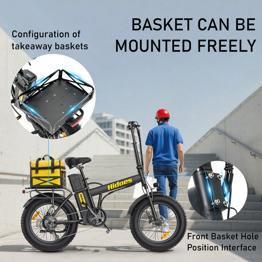 Hidoes HD-F3 Pro 750W Long-Range Fat Tyre E-Bike – product image 15