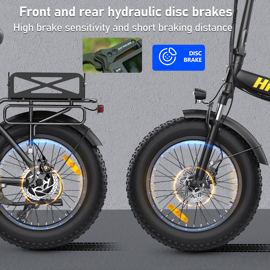 Hidoes HD-F3 Pro 750W Long-Range Fat Tyre E-Bike – product image 11