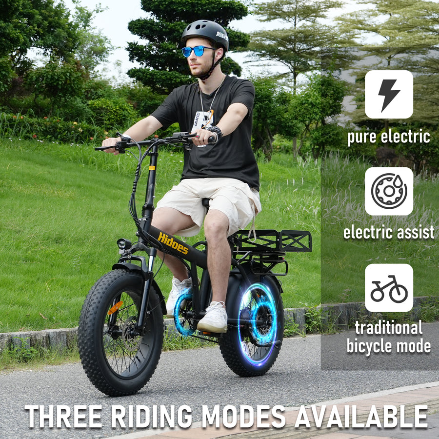 Hidoes HD-F3 Pro 750W Long-Range Fat Tyre E-Bike – product image 10