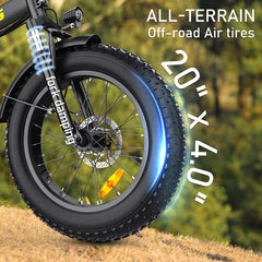 Hidoes HD-F3 Pro 750W Fast Long-Range Fat Tyre E-Bike