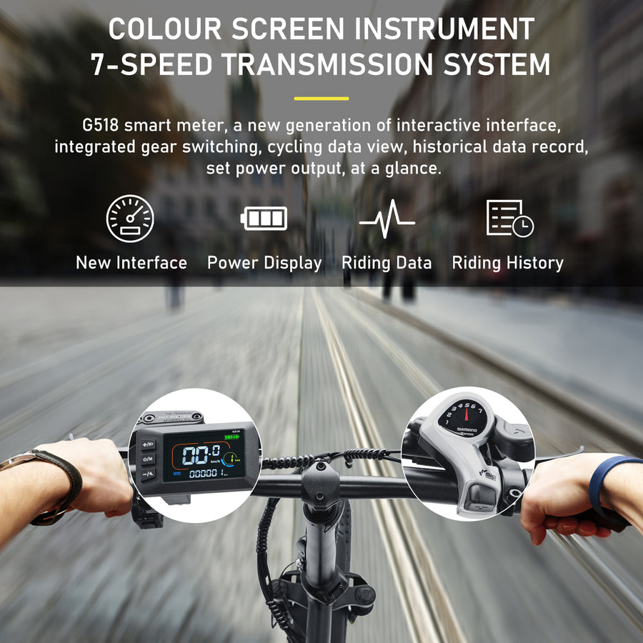 Hidoes HD-F3 Pro 750W Long-Range Fat Tyre E-Bike – product image 8