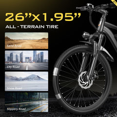 Aairsk Q7 250W Electric Bike - 26 Inch – product image 7