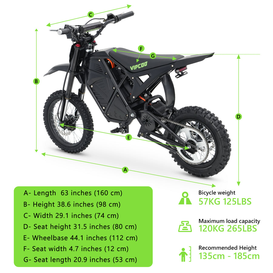 VIPCOO H3 23Ah Off-Road Electric Bike – Hydraulic Brakes – product image 6
