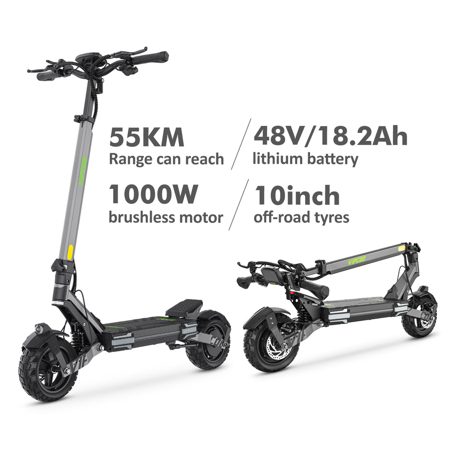 VIPCOO VS6 1000W Folding Electric Scooter – product image 4