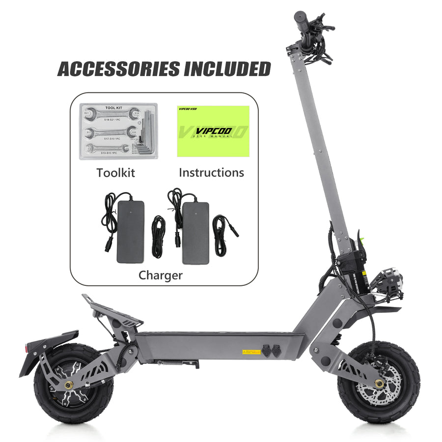 VIPCOO VS9 Dual 1800W Electric Scooter – product image 5