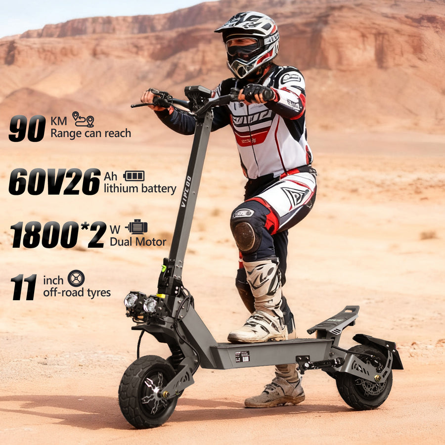 VIPCOO VS9 Dual 1800W Electric Scooter – product image 16