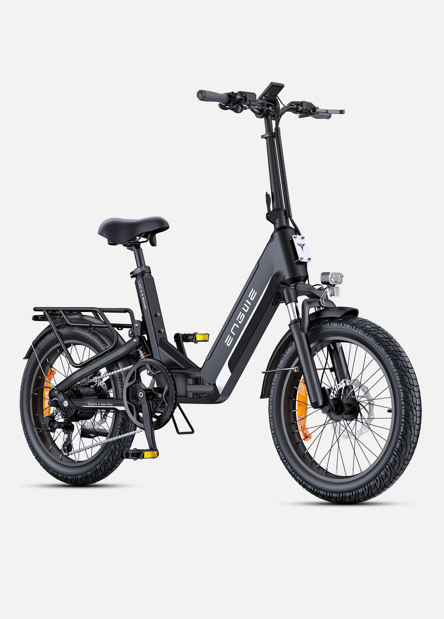ENGWE L20 3.0 Boost black e-bike front three-quarter view