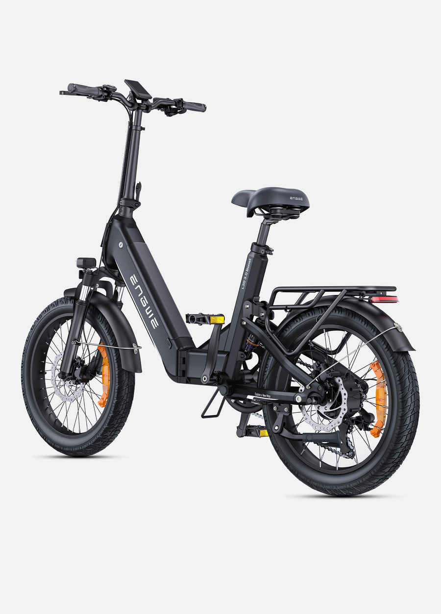 ENGWE L20 3.0 Boost black electric bike side view