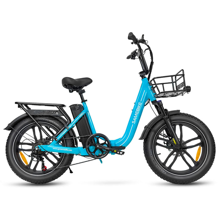SAMEBIKE C05 Pro 20-inch Step-Through Folding Fat Tyre Electric Bike