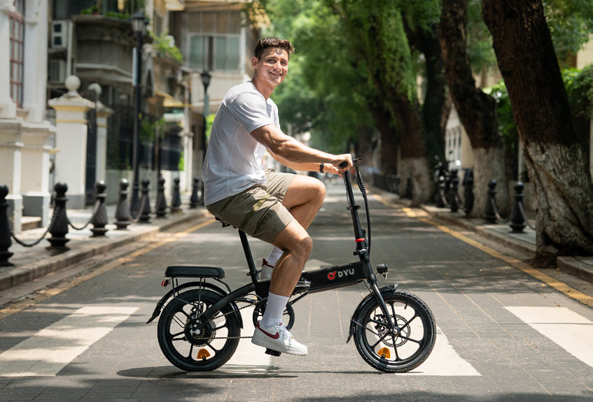 DYU A1F Pro 16-Inch Folding Electric Bike – 250W, 36V 7.5Ah – product image 2