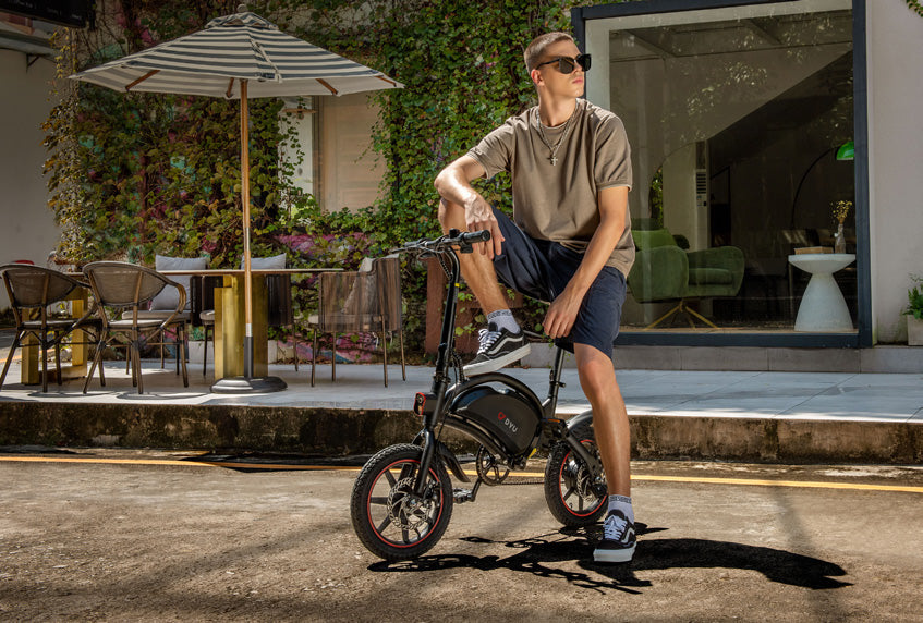 DYU D3F 14-Inch Folding Electric Bike – 250W, 36V 10Ah – product image 2