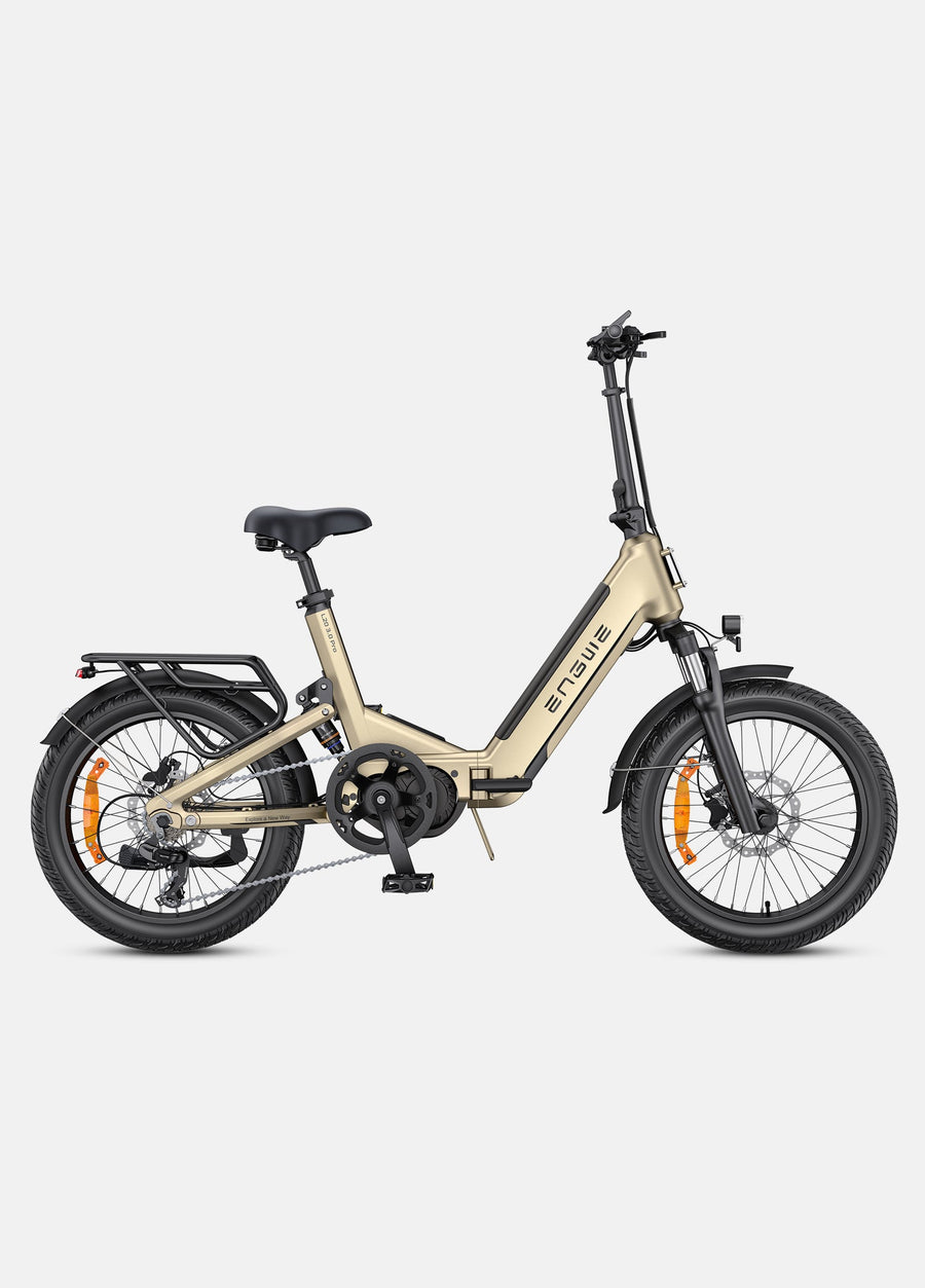 ENGWE L20 3.0 Pro electric bike in champagne, side view