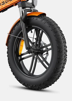 ENGWE EP-2 Boost 20 x 4-inch fat tyre detail