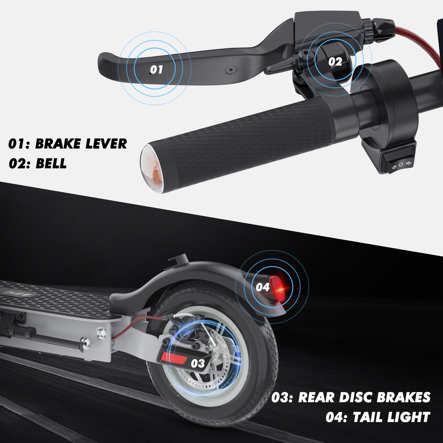 iENYRID M1 Electric Scooter with App