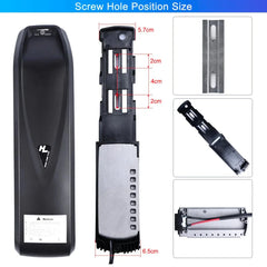 48V 18.0/19.2/20.0Ah Hailong G80 Max Down Tube Battery with Charger
