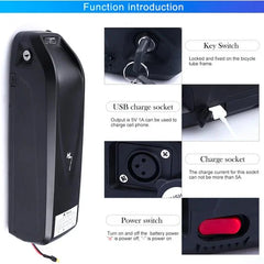 48V 18.0/19.2/20.0Ah Hailong G80 Max Down Tube Battery with Charger
