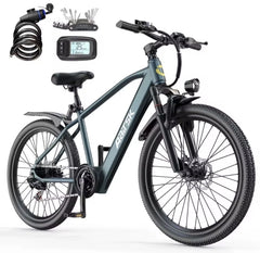 Aairsk GT300 250W Electric Bike - 26 Inch Blue or Black – product image 1