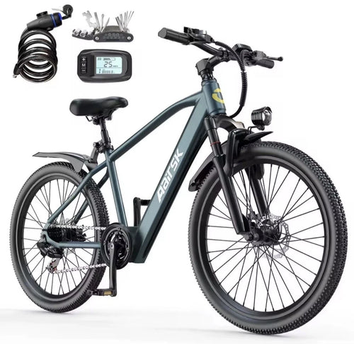 Aairsk GT300 250W Electric Bike - 26 Inch Blue or Black – product image 1