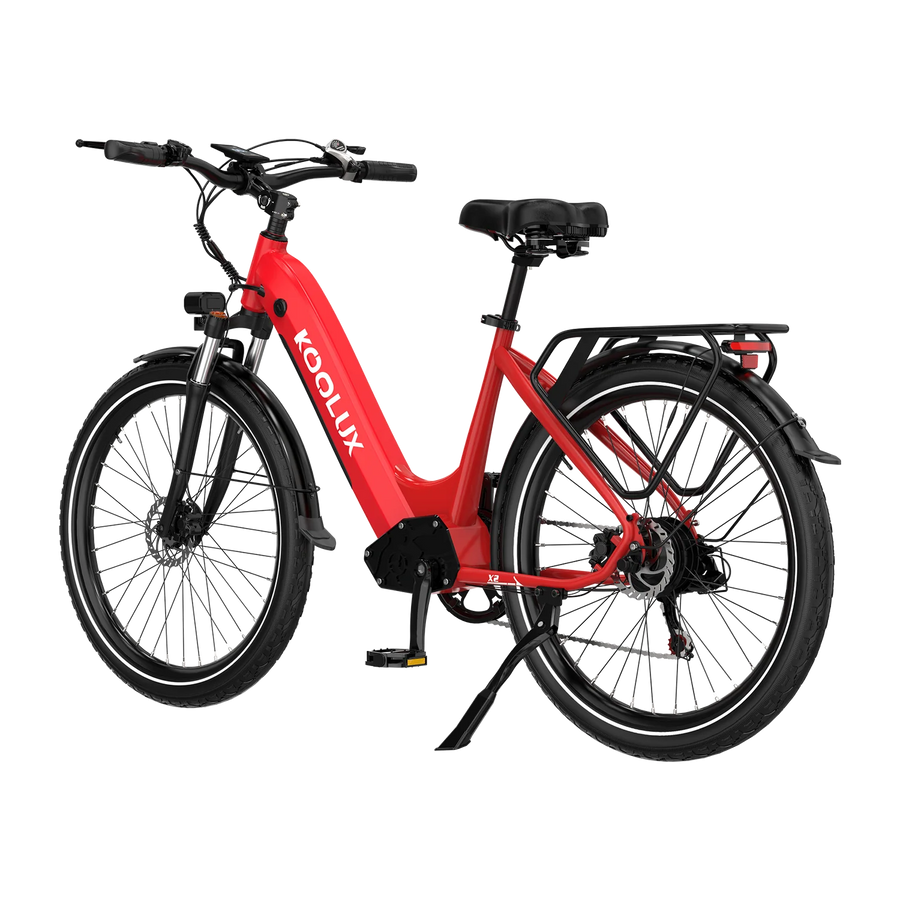 KOOLUX X2 26-inch commuter e-bike side view