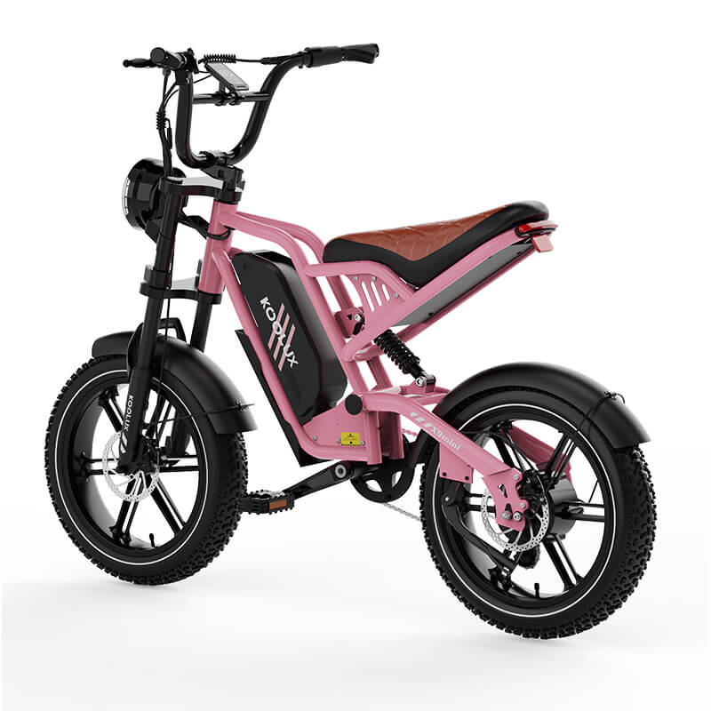 KOOLUX X9 Mini pink compact electric bike