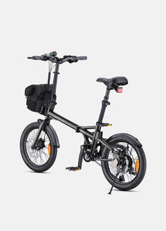 ENGWE Zip colour display and handlebar control detail